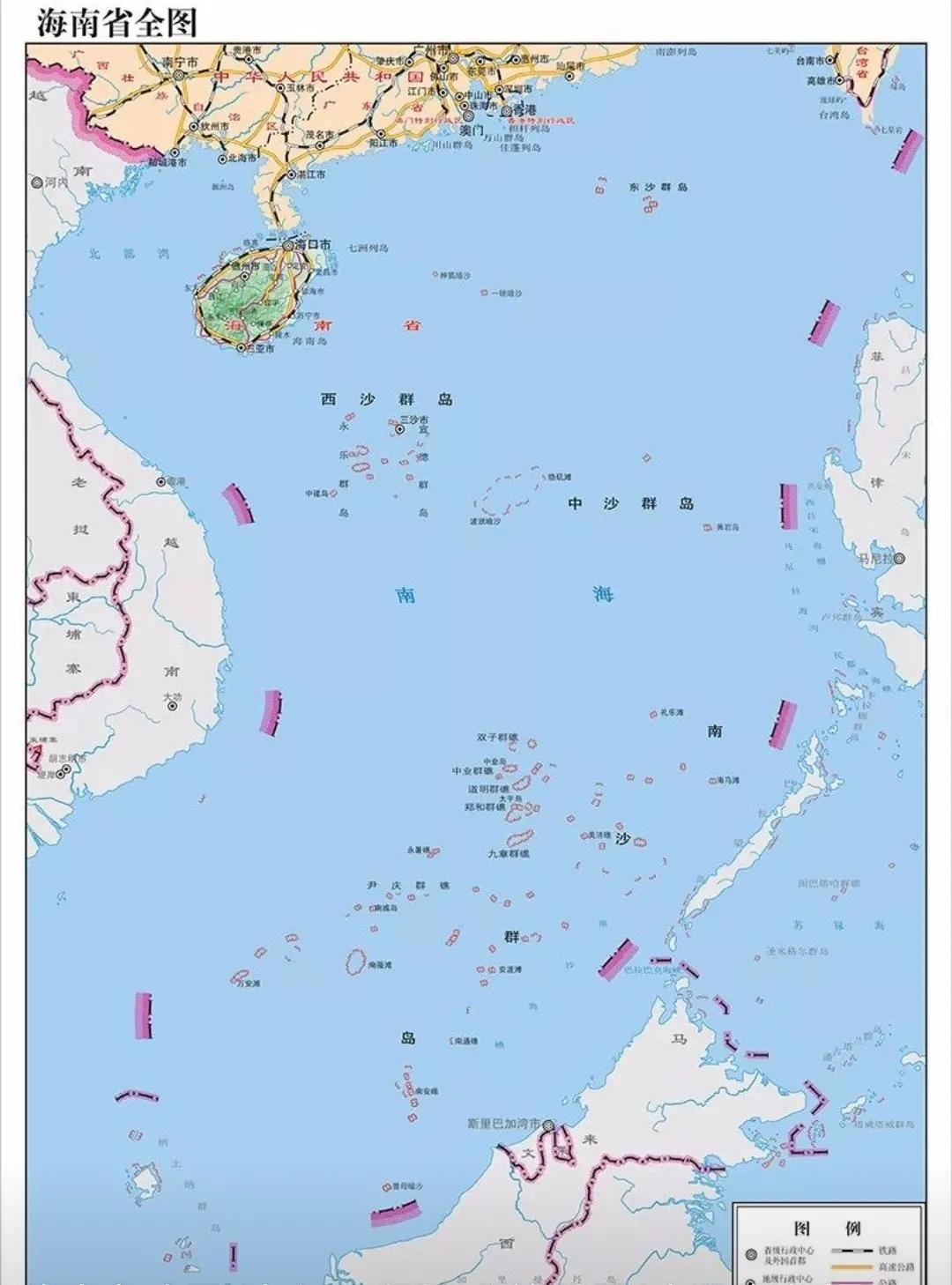 南海地圖高清版大圖，探索神秘的海洋疆域，南海高清地圖大圖，探索神秘海洋疆域之旅