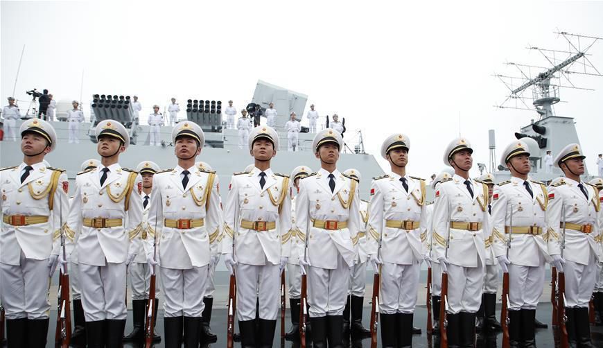 人民海軍70周年海上閱兵，壯麗航跡，榮耀瞬間，人民海軍70周年海上閱兵，榮耀瞬間，壯麗航跡展國(guó)威