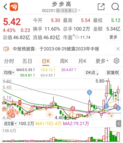 關(guān)于股票代碼002251步步高股票行情的全面解析，股票代碼002251步步高股票行情深度解析